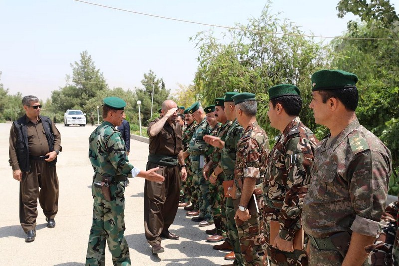 بافل طالباني يزور اللواء الثاني لسكرتارية الاتحاد الوطني